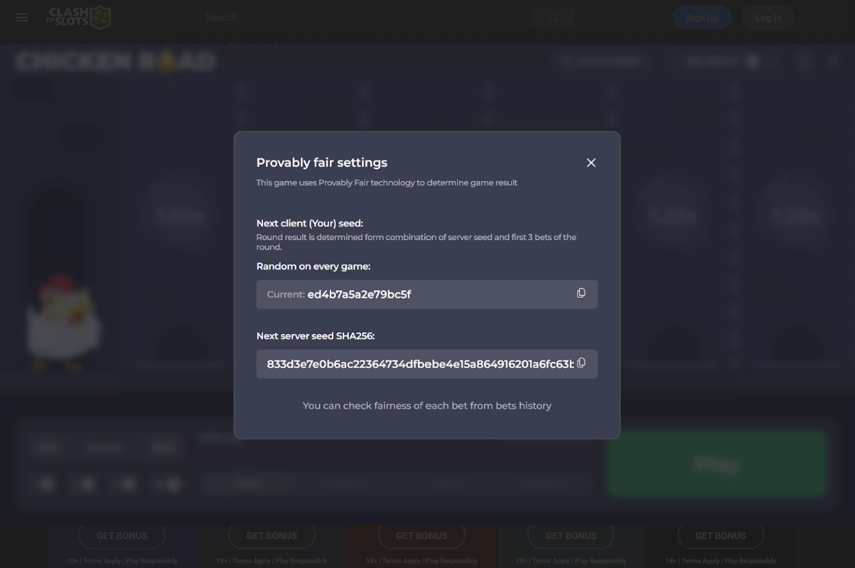 Fair Gaming Verification System